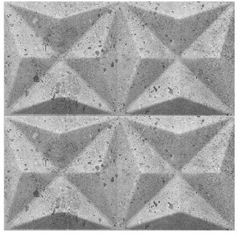 3D Paneele Polystyrol XPS Styropor – Moderne Wandverkleidung & Deckenpaneele – Wandpaneelen Leicht Flexibel - 50x50cm / 8m² - 32 Stück (Grau 107 01)
