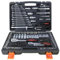 Cathpetic 216pcs Socket Wrench Set 1/2,1/4 and 3/8 Inch,Large Motorcycle Car Bicycle Tool Kit,Quick Release Ratchet Wrench,Hand DIY Tools Set for Household Repair Daily