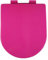 MEMEM Toilet lidD Shaped Soft Close Toilet Seat with Quick Release, Top Fixing Toilet Seats with Adjustable Hinges, Colored D Shape/U Shape Toilet Lid Loo Seat(Fuchsia)