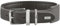 HUNTER Hundehalsband Malta, Farbe: steingrau, aus gefettetem Softvollrindleder, weich unterlegt, strapazierfähig, Brillante Farben, handgefertigt, Made in Germany, Größe: 55
