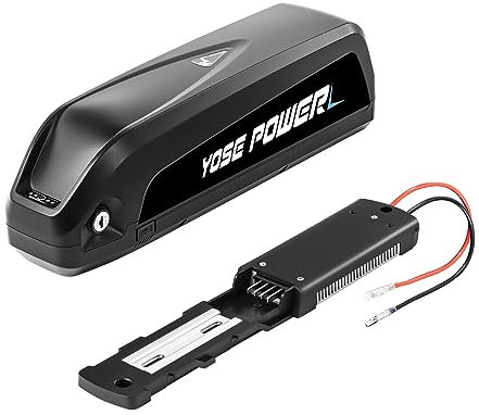 SHIMOST Hailong1-2 Batterie de vélo électrique Downtube Batterie 36V 20Ah avec chargeur Support USB pour moteur Mifa VAUN Prophete Tianneng 250W-1000W (36V 20Ah)