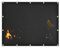 Ohulelks Hitzebeständiger Hitzeschild für Den Hinteren Grill, Schützt Deck und Zaun Vor Grillhitze. Hitzeschild Grillmatte für Den Außengrill.