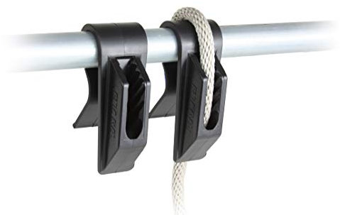 Folbe Quick Tender - Boat Fender Hanger Adjuster Clip (Sold in Pairs) - Fits 1 1/4 (32 mm) Rails - Black