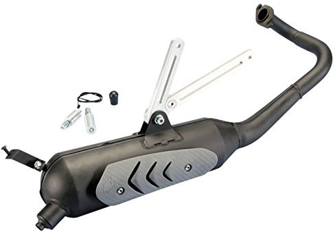 Auspuff Polini für Kymco, SYM liegend AC