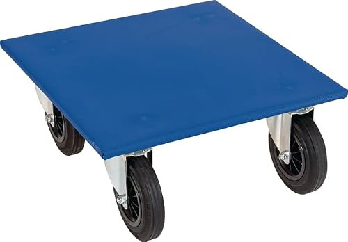 E.S.B. Möbelroller 600 x 600 mm mit Vollgummirollen