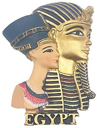 3D Egyptian Pharaoh and Queen Egypt fridge magnet souvenir gift Home & kitchen decoration magnetic sticker craft, Egyptian Pharaoh Egypt refrigerator magnet collection