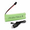 Gecoty® Batterie AA ricaricabili Ni-MH, pacco batterie 4.8v 2400 mAh RC con cavo di ricarica e spina SM per telecomando auto, illuminazione, utensili elettrici