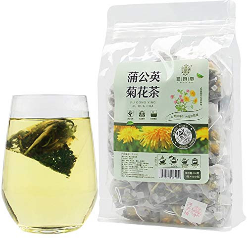 Dandelion chrysanthemum tea 8.81 oz (5g * 50 packets)Natural Dried Flower Tea cool and refreshing Good tea 蒲公英菊花茶250g