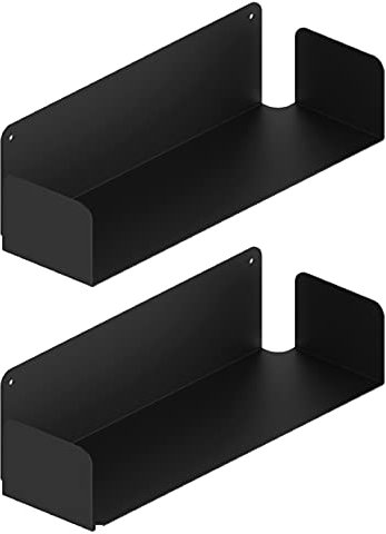 MB Set Mensole sospese - mensole porta libri da muro - mensole design a scomparsa, portata 20 kg
