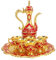 Vintage Metal Turkish Coffee Pot Set Turkish Tea Set with 6 Luxury Coffee Cups and Craft Tea Tray Teapot for Serving Tea Zamzam Coffee Cappuccino, Turkish Teapot for Wedding Gift(Red)