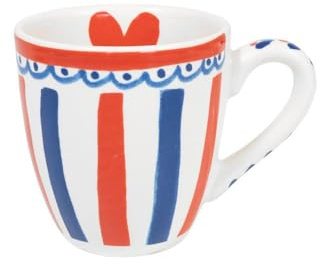 Blond Amsterdam Mini-Becher Streifen Hollands Glorie, 200ml | Keramik, Hollands Glorie Design, Mikrowellengeeignet, Handwäsche empfohlen