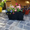 SUREH Katzen-Pflanzgefäß, Blumentopf, Niedlicher Tierform-Pflanzkasten aus Holz, Pflanzkisten für Den Außenbereich, Erhöht, Rechteckig, Pflanzgefäß für Pflanzenbehälter Im Freien,(Schwarz)