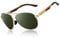 CGID Gafas de Sol Hombre Mujer Polarizadas Pilot 100% Protección UV400 Marco de Al-Mg Metal