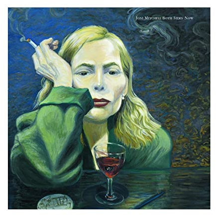 THEGIS Joni Mitchell Album-Cover, Leinwandposter, Wandkunst, Dekordruck, Gemälde für Wohnzimmer, Schlafzimmer, Dekoration, ungerahmt, 70 x 70 cm