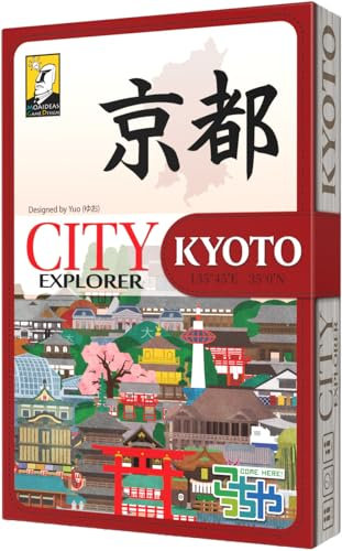 Moaideas Game Design City Explorer: Kyoto Make Your Perfect Sightseeing Plan | Entdecke japanische Kulturstätten und versteckte Juwelen | Kartenspiel für Reisefans | für 2-5 Spieler | 10-20 Minuten
