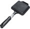 PRETYZOOM Non-stick Double-sided Breakfast Machine for Toast Sandwiches Eggs Baking Pan for Induction Gas Cookers Even Heating