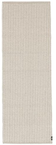RugVista Bibbi, In & Outdoor-Teppich, Moderne Teppiche, 70 x 200 cm, Rechteckig, Mittlerer Stapel, Küche, Diele, Patio, Maschinenwäsche, UV-beständig, Beige