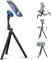 JJC Handy Stativ, Flexibel Kompakt Spiegellos & Action Kamera Octopus Stativ - [3 in 1] Magnetischer Kopf für iPhone 16 15 14 13 12 1/4-20 Schraube für Vlogging Live Streaming Film Maker