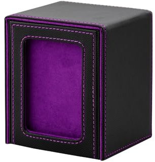 Wigearss Scatola Porta Mazzi, Box Porta Mazzo per Carte MTG, Carte TCG, Capacità di 100+ Carte Collezionabili