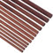 OLYCRFAT 12Pcs 4 tailles baguettes de goujons de noix de 35cm longues baguettes de goujons bâtons en bois 6/8/10/12mm Dia bâtons ronds non blocs pour modèle construction macramé-Coconut Brown