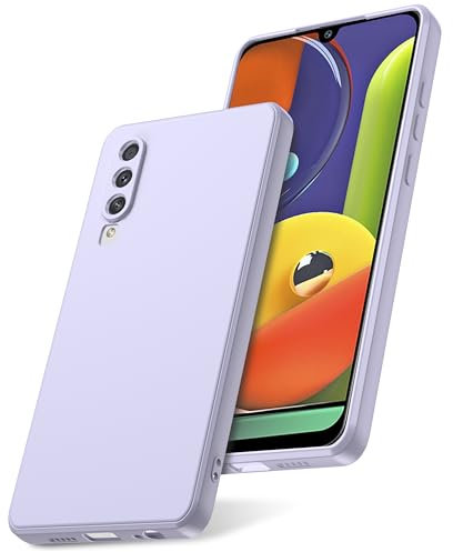 Watana for Samsung Galaxy A50 A50S A30S Case, Soft-Touch Silicone Phone Case, Shockproof, DustProof, Antiskid Full Body Armour Phone Cover with Microfiber Lining for samsung A50 A50S A30S,Purple