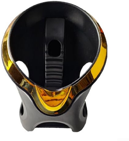 HEIBTENY Porte-bouteille pour vélo, porte-gobelet de moto, porte-bouteille pour cadre et guidon, pour vélo, VTT, scooter, pour grand choix de bouteilles d'eau (doré)