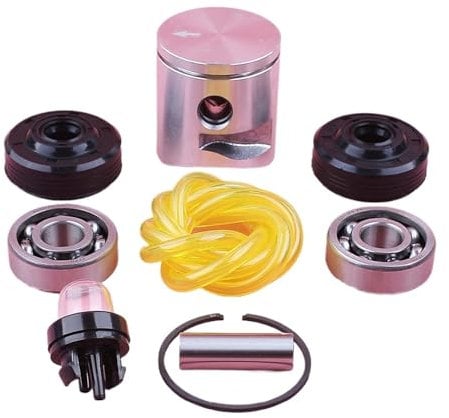 39mm Piston Ring Kit For Husqvarna 235 236 236E 240 Crank Bearing Oil Seal Fuel Line Primer Bulb Chainsaw Replace Part