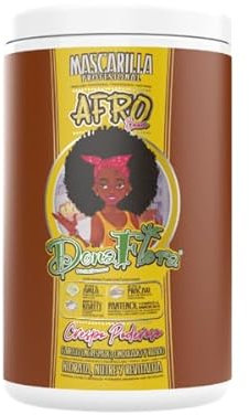 DONA FLORA – Afro Boom Haarmaske 1000ml – Für Krauses & Lockiges Haar – Tiefenpflege & Frizz-Kontrolle – Definition & Feuchtigkeit – Ohne Sulfate & Parabene – Vegane Formel