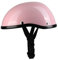 Casco Mezzo Moto Vintage, Certificazione Ece Unisex Scodella Casco, Aperto Casco ABS + Cappuccio Plastica Cotone, Anti-Collisione Protegge Sicurezza Stradale Degli Utenti D,L=(59-60CM)