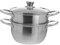 HEALEEP 1Pieza Olla de Vapor Inoxidable de Doble Utensilio de Cocina Vapor y Cacerolas Apilable Gran Capacidad