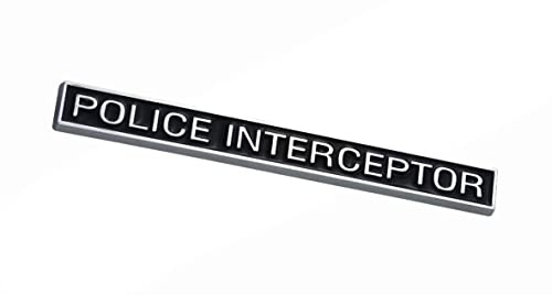 Police Interceptor Embleme Autotür Kofferraum Sport Badge Coupe Auto Aufkleber