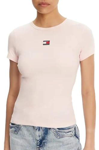 Tommy Hilfiger T-Shirt Rose Femme Badge