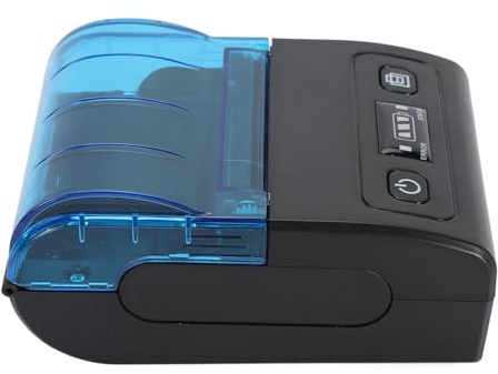 Luqeeg 58mm Thermal -Quittungsdrucker, Tragbarer Mini -BT -Drucker mit Lithiumbatterie