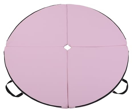 Fockety Tappetino per Pole Dance, 4 cm di Spessore x 120 cm di Larghezza, Pieghevole, con Imbottitura in Schiuma EPE e Rivestimento in PU, Cuscino Protettivo di Sicurezza anticaduta