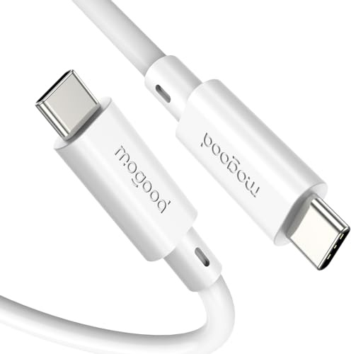 MOGOOD Cable USB C 10Gbps 60W 4K, 1m, Carga Rápida, Video, Datos | Chip E-Marker, Doble Blindaje, 10Gbps Transferencia, 60W Carga, 4K Vídeo, Para PC/Mac/Samsung/iPhone, Oficina/Viaje, Estable