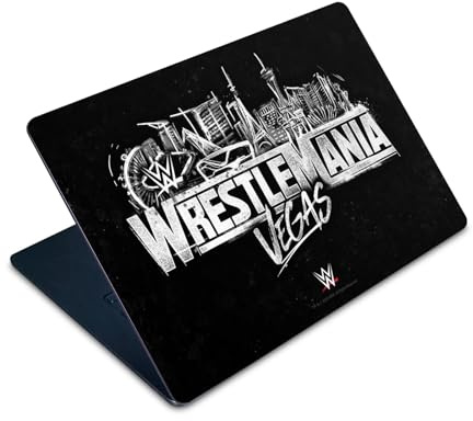 Head Case Designs Officially Licensed WWE Key Art Logo Wrestlemania 42 Vinyl Sticker Skin Decal Cover Compatible With Apple MacBook Air 15 M2 2023
