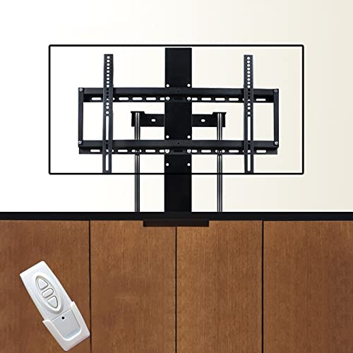 Meccanismo di sollevamento TV motorizzato, altezza elettrica regolabile 37-70 pollici, ascensore Smart TV, design salvaspazio con telecomando