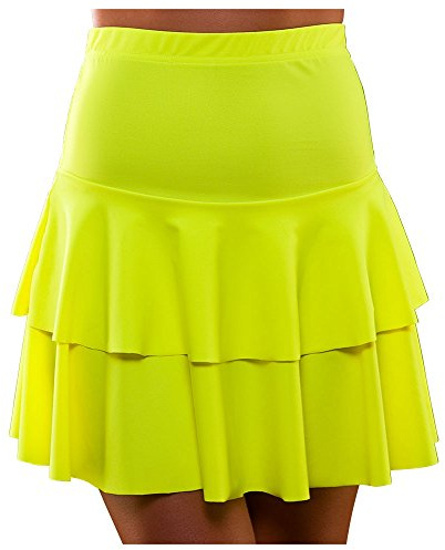 Adult Funky Festival 80's Neon Ra Ra Skirt Fancy Dress Accessory