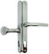 Fab and Fix Lever Pad Offset Door Handle 92pz 62pz Chrome 240 Screw Fix