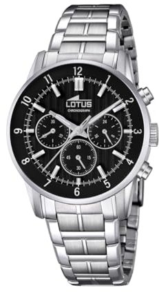 Reloj Lotus para Hombre 18579/4 Special Prices Caja de Acero Inoxidable 316l Plateado Correa de Acero Inoxidable 316l Plateado