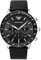 Emporio Armani Uhr für Herren , QuarzChronographenwerk, 43mm MultiEdelstahlgehäuse mit Lederarmband, AR11243
