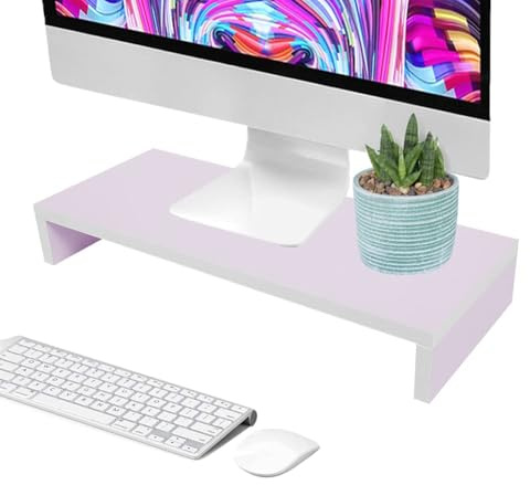 Monitor Stand Laptop Screen Raiser Desktop Mount Holder | Laptop Table for Computer Use, Zoom Screen Raiser, Support Bracket Display Holder, Desktop Use, Desk Use, Zoom Setup