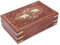 Ajuny Handgefertigte Schmuckschatulle aus Holz Elefanten Design Solide Mehrzweck Aufbewahrung für Andenken Reise Organizer Schatztruhe Vintage Dekorativer Schmuckhalter Geschenke - 8 X 5 Zoll