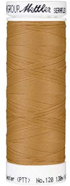 Mettler SERAFLEX elastischer Nähfaden 130 m beige Fb. 1121