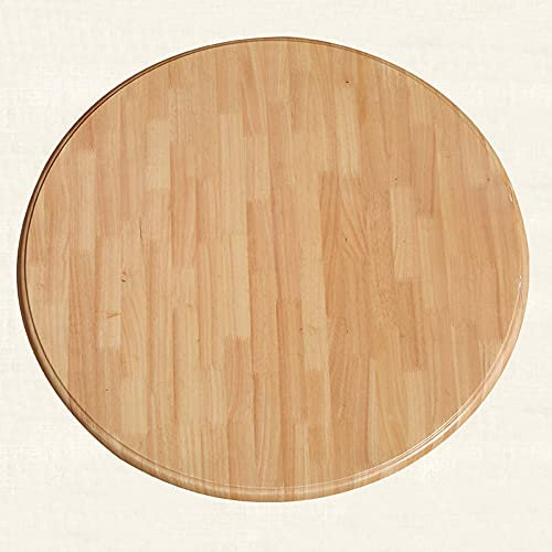 GDHY Holz Drehteller Servierplatte Drehbarer Lazy Susan Tischplatte Drehscheibe Für Küchen-esstisch Großer Glatter Plattenspieler, Durchmesser 70/80/90 cm
