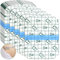 Nuanchu 100 Pieces Stretch Adhesive Bandages Large Waterproof Adhesive Dressing Bandages Transparent Protective Dressing Tape Film for Body Health(Square Style)