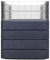 Garantia Ergo Quadro Turbo M 75 Hochbeet Wood, inkl. Flora Wassersparsystem - Blumentopf, Hochbeete für Garten, Pflanzkübel Groß Außen, Blumenkasten, Blumentopf Hoch, Blumenkübel, Frühbeet