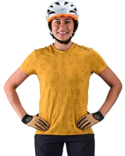 Troy Lee Designs Damen MTB Trikot, Honiggelb, S