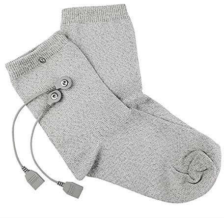 CareforYou TENS Leitfähige Elektrode Socken Kabel für Elektro-Fußmassagegerät Tens Einheit Digitale Therapie Maschine Gesundheitspflege Muskelstimulator