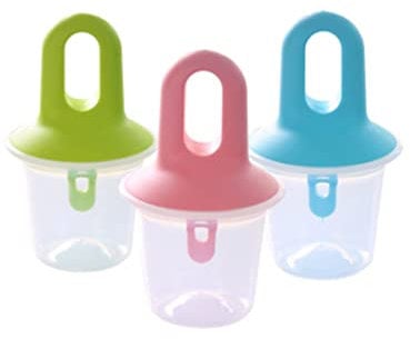 Moules De Sucette Glacée, Moule Glacée Moule Congelé Facile Moules De Popsicle Réutilisables Ice Pop Maker Pour Les Enfants 3pcs